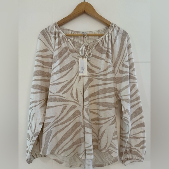 BNWT Z Supply Tropical Zebra Top, 100% cotton, size small. - Picture 3 of 8